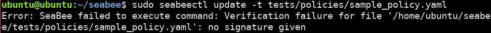 sudo seabeectl update -t tests/policies/sample_policy.yaml